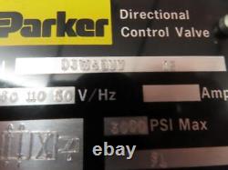 New Parker D3W4BVY-13 Hydraulic Directional Control Valve 3000psi