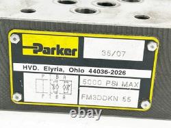 New Parker FM3DDKN-55 Hydraulic Flow Control Valve 5000PSI
