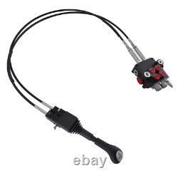 P80 Cable Remote Control Valve Kit 2 Spool 21GPM Hydraulic Directional 25MPa