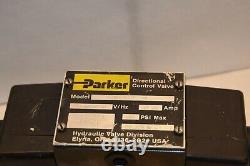 PARKER D3W1DNYC-14 120VAC SOLENOID VALVE Control Hydraulic 5000 PSI 110-120v