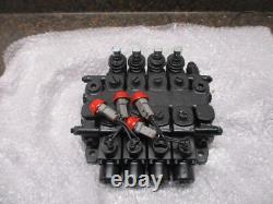 Parker Altec 991534714 Piolt Operated Hydraulic Control 4 Spool Valve