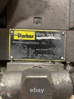 Parker D1VL1DN-72 Hydraulic Control Valve with FM2DDKN-50 500/5000PSI