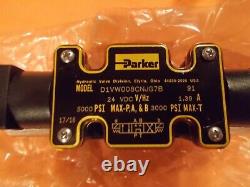 Parker D1VW008CNJG7B Hydraulic Directional Control Valve 24VDC New