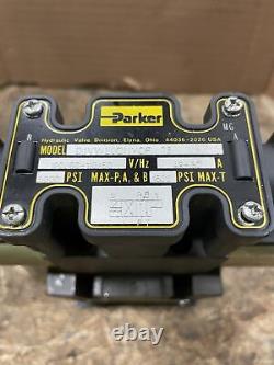 Parker D31VW20D4NYCF 75 Hydraulic Directional Control Valve 1500/5000PSI