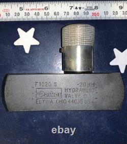 Parker F1020S Hydraulic Flow Control Valve 5000psi 15 GPM F Series F1020 S
