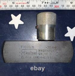 Parker F1020S Hydraulic Flow Control Valve 5000psi 15 GPM F Series F1020 S