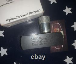 Parker F1020S-V Hydraulic Flow Control Valve 5000psi NEW IN BOX F Series F1020