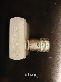 Parker F800SS Colorflow Stainless Steel Hydraulic Flow Control Valve 1/2 NPT