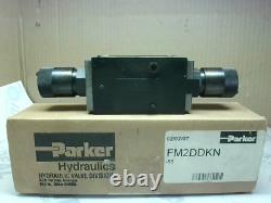 Parker FM2DDKN 55 Hydraulic Flow Control Valve 5000 PSI Max New In Box