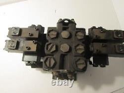 Parker Hydraulic Directional Control Valve F130CF-020227 Solenoid 2 Spool