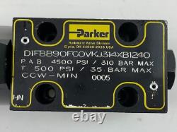 Parker Hydraulic Proportional Directional Control Valve with 12V Solenoid