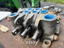 Parker LD130LS 3-Spool Manual Hydraulic Control Valve 20 GPM 3500 PSI 3/4