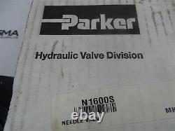 Parker N1600S Hydraulic Flow Control Valve 12GV 40GPM 3000 PSI 1 Thread