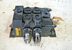 Parker / Voac Hydraulics Hv-07-922627 / M00054 Dbl Spool Hydraulic Control Valve