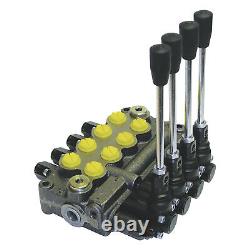 Prince Hydraulic Control Valve, 8 GPM, 4-Spool, Model# MB41BBBB5C1