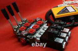 Radio remote control 6 buttons palm with display Juuko 12V hydraulic valve 60l