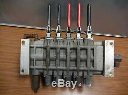 Rebuilt 5 Port Hydraulic Control Valve Body Bank withFittings 10-3194-1 Car Hauler