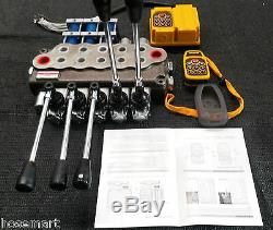 Remote Control 5 Spool 80lpm Tilt Trucks Valve With Remote, Free Post Australia