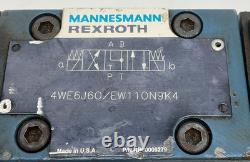 Rexroth 4WE6J60/EW110N9K4B10 Hydraulic Directional Control Valve