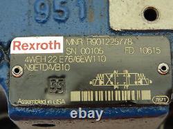 Rexroth 4WEH-22-E76/6EW110N9ETDA/B10 Hydraulic Directional Control Valve