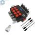 SAE Hydraulic Control Valve Double Acting 4Spool 3600PSI 21GPM WithConversion Plug