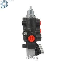 SAE Hydraulic Control Valve Double Acting 4Spool 3600PSI 21GPM WithConversion Plug