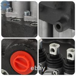 SAE Hydraulic Control Valve Double Acting 4Spool 3600PSI 21GPM WithConversion Plug