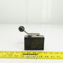 SPX Hytec No. 9503 2 Position 2 Way Manual Hydraulic Control Valve 5000 PSI