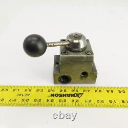 SPX Hytec No. 9503 2 Position 2 Way Manual Hydraulic Control Valve 5000 PSI