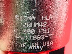 Sigma HLR 20HM42 Stainless Steel Hydraulic Flow Control Valve, 6000 PSI