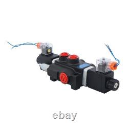 Solenoid Hydraulic Control Valve 1 Spool 13 GPM, SAE Ports, 12V DC, 3600 PSI