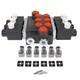 Solenoid Hydraulic Control Valve 3 Spool 13 GPM SAE Ports for Small Tractors New