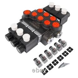 Solenoid Hydraulic Control Valve 3 Spool 13 GPM SAE Ports for Small Tractors New