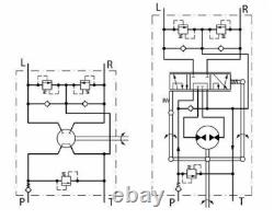 Steering Control Unit Orbitrol Valve OSPB 100 ON Replacement DANFOSS 150N0041