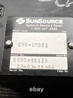 SunSource CVA-17021, Hydraulic Control Valve Assembly SC0L-15113