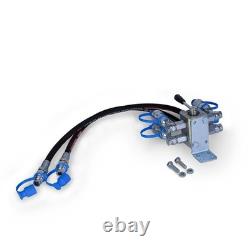 Tractor Hydraulic Remote 6 Port Diverter Valve Manual, 2 into 4 ports, Multiplier