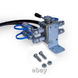 Tractor Hydraulic Remote 6 Port Diverter Valve Manual, 2 into 4 ports, Multiplier
