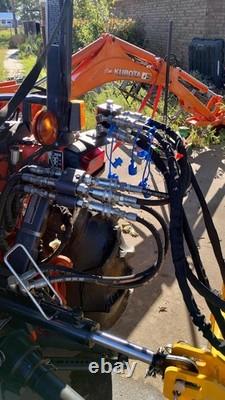 Tractor Hydraulic Remote 6 Port Diverter Valve Manual, 2 into 4 ports, Multiplier