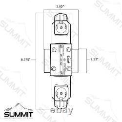 Universal Hydraulic Third Function Valve Kit with Joystick Handle, 15 GPM, 1/2 AG