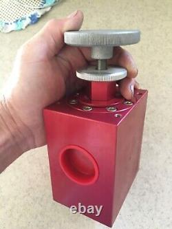 Unused Aluminum Hydraulic Antifreeze Water Manual Flow Control Valve High Pressu