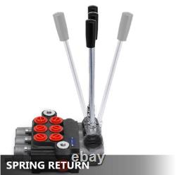 Vevor 3 Spool Hydraulic Control Valve 11GPM Hydraulic Directional Control Valve