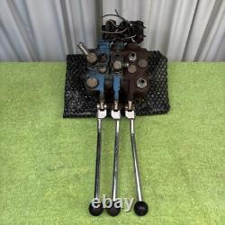 Vickers 222627 Hydraulic Manual 3 Spool Valve 3 Position Control