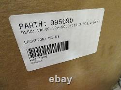 Walvoil Hydraulic Control Valve 12v solenoid 3-Position 4-Way #995690 NEW Parker